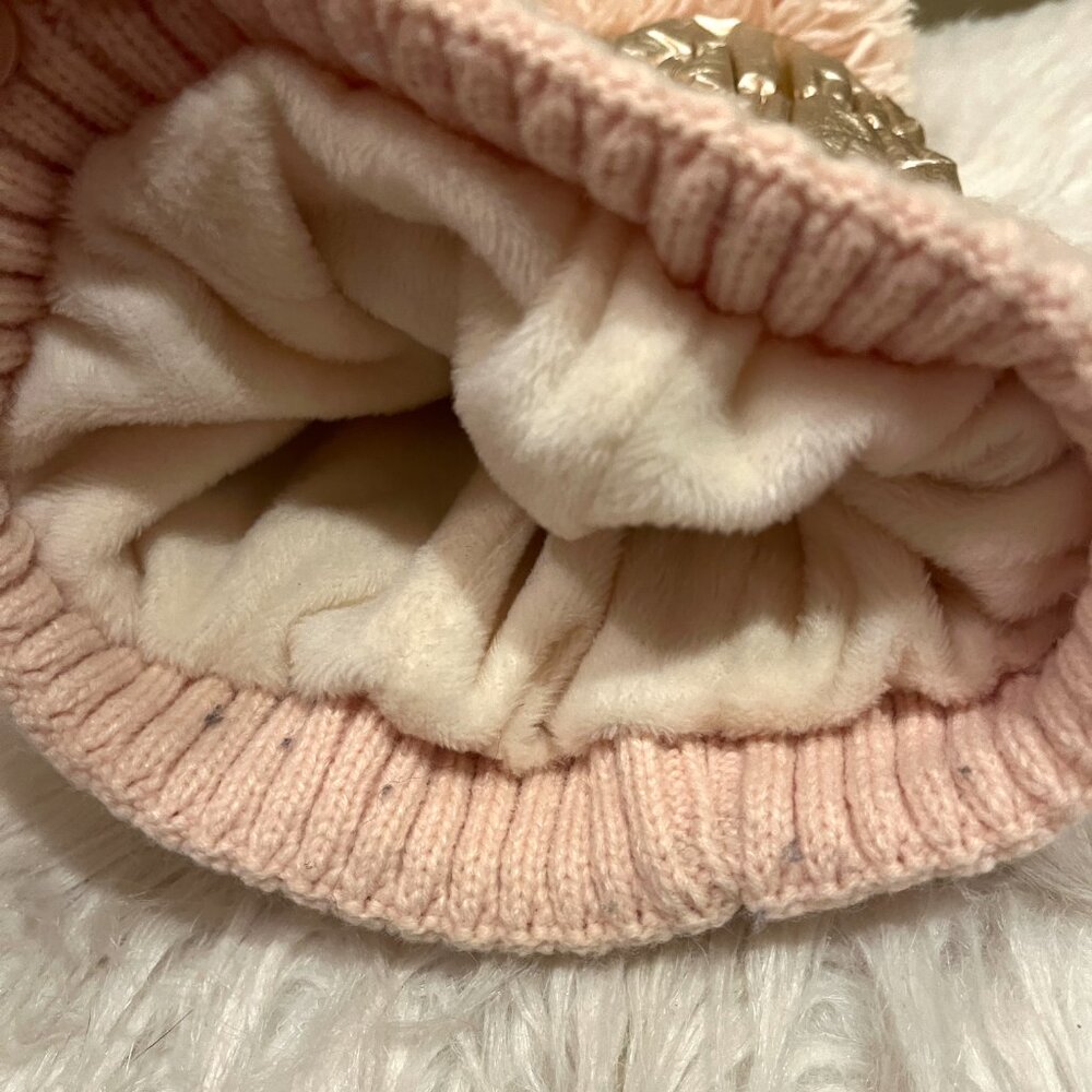 Beautiful Rose Gold winter hat - Picture 3 of 4
